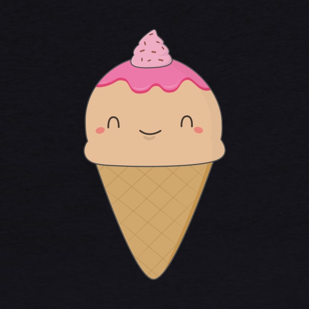 Kawaii and cute ice cream t-shirt by happinessinatee